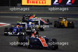Pascal Wehrlein (GER) Manor Racing MRT05. 03.04.2016. Formula 1 World Championship, Rd 2, Bahrain Grand Prix, Sakhir, Bahrain, Race Day.
