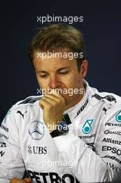 Nico Rosberg (GER) Mercedes AMG F1 in the FIA Press Conference. 02.04.2016. Formula 1 World Championship, Rd 2, Bahrain Grand Prix, Sakhir, Bahrain, Qualifying Day.