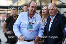 Former Spanish King Juan Carlos (Right). 03.04.2016. Formula 1 World Championship, Rd 2, Bahrain Grand Prix, Sakhir, Bahrain, Race Day.