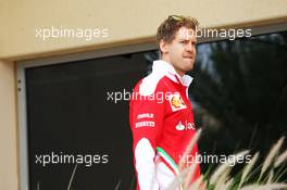 Sebastian Vettel (GER) Ferrari. 31.03.2016. Formula 1 World Championship, Rd 2, Bahrain Grand Prix, Sakhir, Bahrain, Preparation Day.