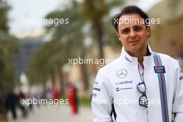 Felipe Massa (BRA) Williams. 31.03.2016. Formula 1 World Championship, Rd 2, Bahrain Grand Prix, Sakhir, Bahrain, Preparation Day.