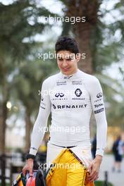 Esteban Ocon (FRA) Renault Sport F1 Team Test Driver. 31.03.2016. Formula 1 World Championship, Rd 2, Bahrain Grand Prix, Sakhir, Bahrain, Preparation Day.