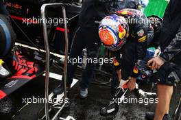 Max Verstappen (NLD) Red Bull Racing RB12 on the grid. 13.11.2016. Formula 1 World Championship, Rd 20, Brazilian Grand Prix, Sao Paulo, Brazil, Race Day.