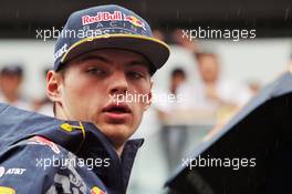 Max Verstappen (NLD) Red Bull Racing on the drivers parade. 13.11.2016. Formula 1 World Championship, Rd 20, Brazilian Grand Prix, Sao Paulo, Brazil, Race Day.