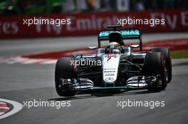 Lewis Hamilton (GBR) Mercedes AMG F1 W07 Hybrid. 10.06.2016. Formula 1 World Championship, Rd 7, Canadian Grand Prix, Montreal, Canada, Practice Day.