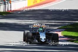 Nico Hulkenberg (GER) Sahara Force India F1 VJM09. 10.06.2016. Formula 1 World Championship, Rd 7, Canadian Grand Prix, Montreal, Canada, Practice Day.