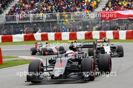 Jenson Button (GBR) McLaren MP4-31. 12.06.2016. Formula 1 World Championship, Rd 7, Canadian Grand Prix, Montreal, Canada, Race Day.
