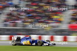 Felipe Nasr (BRA) Sauber C35. 12.06.2016. Formula 1 World Championship, Rd 7, Canadian Grand Prix, Montreal, Canada, Race Day.