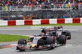 Daniil Kvyat (RUS) Scuderia Toro Rosso STR11. 12.06.2016. Formula 1 World Championship, Rd 7, Canadian Grand Prix, Montreal, Canada, Race Day.