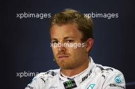 Nico Rosberg (GER) Mercedes AMG F1 in the FIA Press Conference. 11.06.2016. Formula 1 World Championship, Rd 7, Canadian Grand Prix, Montreal, Canada, Qualifying Day.