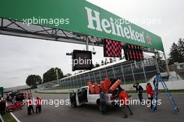 Heineken branding on the circuit. 09.06.2016. Formula 1 World Championship, Rd 7, Canadian Grand Prix, Montreal, Canada, Preparation Day.