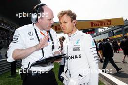 Nico Rosberg (GER) Mercedes AMG F1 on the grid. 17.04.2016. Formula 1 World Championship, Rd 3, Chinese Grand Prix, Shanghai, China, Race Day.