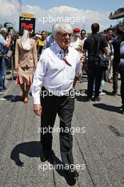Bernie Ecclestone (GBR) on the grid. 15.05.2016. Formula 1 World Championship, Rd 5, Spanish Grand Prix, Barcelona, Spain, Race Day.