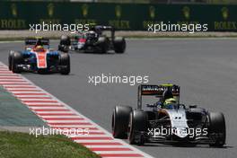 Sergio Perez (MEX) Sahara Force India F1 VJM09. 15.05.2016. Formula 1 World Championship, Rd 5, Spanish Grand Prix, Barcelona, Spain, Race Day.
