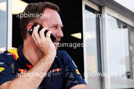 Christian Horner (GBR) Red Bull Racing Team Principal. 19.06.2016. Formula 1 World Championship, Rd 8, European Grand Prix, Baku Street Circuit, Azerbaijan, Race Day.