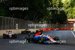 Pascal Wehrlein (GER) Manor Racing MRT05. 19.06.2016. Formula 1 World Championship, Rd 8, European Grand Prix, Baku Street Circuit, Azerbaijan, Race Day.