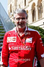Maurizio Arrivabene (ITA) Ferrari Team Principal. 19.06.2016. Formula 1 World Championship, Rd 8, European Grand Prix, Baku Street Circuit, Azerbaijan, Race Day.