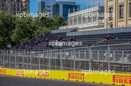 Circuit preparations. 15.06.2016. Formula 1 World Championship, Rd 8, European Grand Prix, Baku Street Circuit, Azerbaijan, Preparation Day.