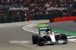 Lewis Hamilton (GBR) Mercedes AMG F1 W07 Hybrid. 10.07.2016. Formula 1 World Championship, Rd 10, British Grand Prix, Silverstone, England, Race Day.
