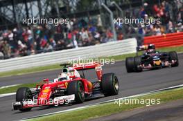 Sebastian Vettel (GER) Ferrari SF16-H. 10.07.2016. Formula 1 World Championship, Rd 10, British Grand Prix, Silverstone, England, Race Day.
