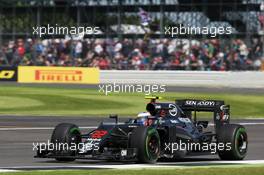 Jenson Button (GBR) McLaren MP4-31. 10.07.2016. Formula 1 World Championship, Rd 10, British Grand Prix, Silverstone, England, Race Day.