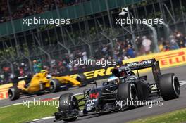 Fernando Alonso (ESP) McLaren MP4-31. 10.07.2016. Formula 1 World Championship, Rd 10, British Grand Prix, Silverstone, England, Race Day.