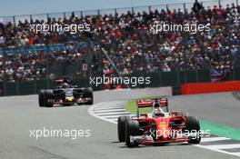 Sebastian Vettel (GER) Ferrari SF16-H. 10.07.2016. Formula 1 World Championship, Rd 10, British Grand Prix, Silverstone, England, Race Day.
