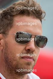 Sebastian Vettel (GER) Ferrari. 07.07.2016. Formula 1 World Championship, Rd 10, British Grand Prix, Silverstone, England, Preparation Day.