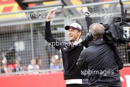 Jenson Button (GBR) McLaren. 07.07.2016. Formula 1 World Championship, Rd 10, British Grand Prix, Silverstone, England, Preparation Day.