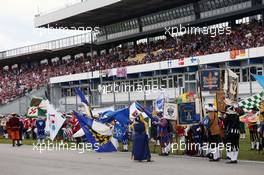 Bands play on the grid. 31.07.2016. Formula 1 World Championship, Rd 12, German Grand Prix, Hockenheim, Germany, Race Day.