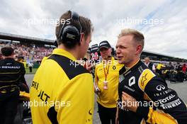 Kevin Magnussen (DEN) Renault Sport F1 Team on the grid. 31.07.2016. Formula 1 World Championship, Rd 12, German Grand Prix, Hockenheim, Germany, Race Day.