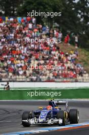 Felipe Nasr (BRA) Sauber C35. 31.07.2016. Formula 1 World Championship, Rd 12, German Grand Prix, Hockenheim, Germany, Race Day.