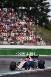 Rio Haryanto (IDN) Manor Racing MRT05. 31.07.2016. Formula 1 World Championship, Rd 12, German Grand Prix, Hockenheim, Germany, Race Day.