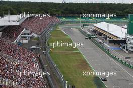 Pascal Wehrlein (GER) Manor Racing MRT05. 31.07.2016. Formula 1 World Championship, Rd 12, German Grand Prix, Hockenheim, Germany, Race Day.