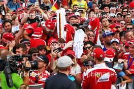Sebastian Vettel (GER) Ferrari signs autographs for the fans. 30.07.2016. Formula 1 World Championship, Rd 12, German Grand Prix, Hockenheim, Germany, Qualifying Day.