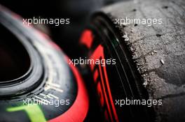 Pirelli tyres. 30.07.2016. Formula 1 World Championship, Rd 12, German Grand Prix, Hockenheim, Germany, Qualifying Day.
