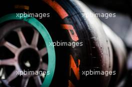 Pirelli tyres. 30.07.2016. Formula 1 World Championship, Rd 12, German Grand Prix, Hockenheim, Germany, Qualifying Day.