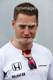 Stoffel Vandoorne (BEL) McLaren Test and Reserve Driver. 28.07.2016. Formula 1 World Championship, Rd 12, German Grand Prix, Hockenheim, Germany, Preparation Day.