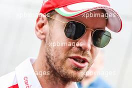Sebastian Vettel (GER) Ferrari. 28.07.2016. Formula 1 World Championship, Rd 12, German Grand Prix, Hockenheim, Germany, Preparation Day.