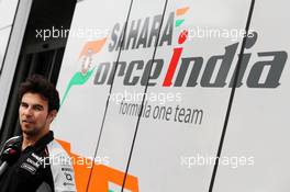 Sergio Perez (MEX) Sahara Force India F1. 28.07.2016. Formula 1 World Championship, Rd 12, German Grand Prix, Hockenheim, Germany, Preparation Day.