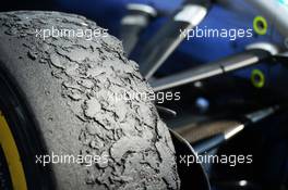 Pirelli tyre on a Mercedes AMG F1 W07 Hybrid. 24.07.2016. Formula 1 World Championship, Rd 11, Hungarian Grand Prix, Budapest, Hungary, Race Day.
