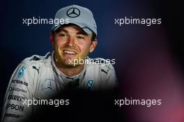 Nico Rosberg (GER) Mercedes AMG F1 in the FIA Press Conference. 24.07.2016. Formula 1 World Championship, Rd 11, Hungarian Grand Prix, Budapest, Hungary, Race Day.