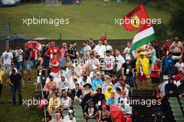 Fans. 23.07.2016. Formula 1 World Championship, Rd 11, Hungarian Grand Prix, Budapest, Hungary, Qualifying Day.