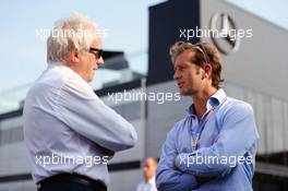 (L to R): Charlie Whiting (GBR) FIA Delegate with Jarno Trulli (ITA). 03.09.2016. Formula 1 World Championship, Rd 14, Italian Grand Prix, Monza, Italy, Qualifying Day.