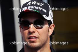 Sergio Perez (MEX) Sahara Force India F1. 03.09.2016. Formula 1 World Championship, Rd 14, Italian Grand Prix, Monza, Italy, Qualifying Day.