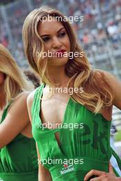 Grid girl. 04.09.2016. Formula 1 World Championship, Rd 14, Italian Grand Prix, Monza, Italy, Race Day.