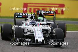Valtteri Bottas (FIN) Williams FW38. 09.10.2016. Formula 1 World Championship, Rd 17, Japanese Grand Prix, Suzuka, Japan, Race Day.