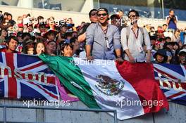 Mexican fans in the grandstand. 06.10.2016. Formula 1 World Championship, Rd 17, Japanese Grand Prix, Suzuka, Japan, Preparation Day.