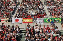 Fans in the grandstand. 06.10.2016. Formula 1 World Championship, Rd 17, Japanese Grand Prix, Suzuka, Japan, Preparation Day.