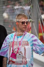 Justin Bieber (CDN) Singer. 29.05.2015. Formula 1 World Championship, Rd 6, Monaco Grand Prix, Monte Carlo, Monaco, Race Day.